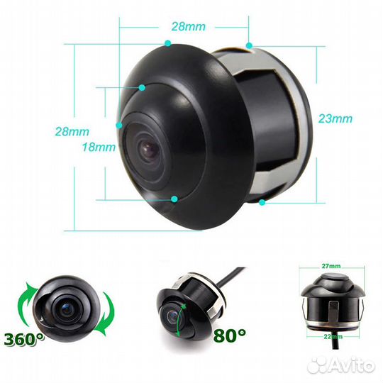 Бу камера заднего вида автомобиля универсальная