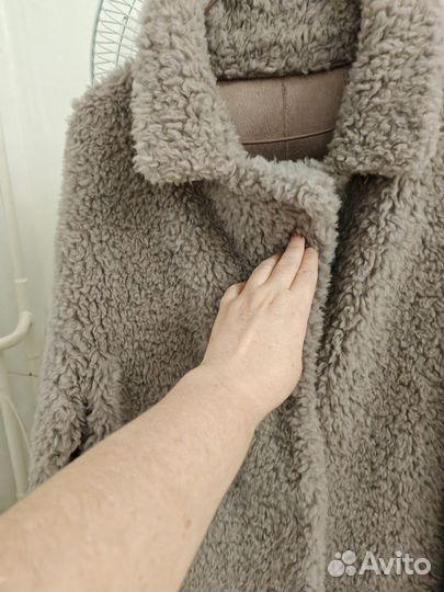 Шуба из овечей шерсти в идеальном состоянии