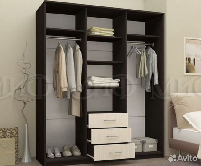 Шкаф маэстро крафт белый графит