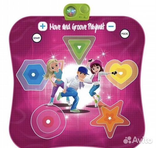 Танцевальный коврик с диско подсветкой