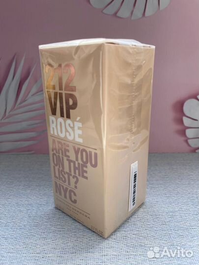 Парфюм Carolina Herrera 212 VIP Rose (Euro)