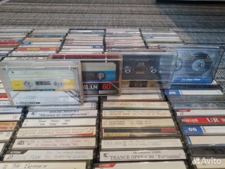Аудиокассеты 177 штук