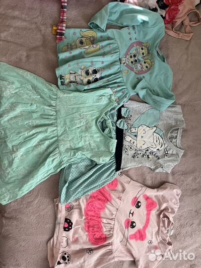 Детская одежда для девочек пакетом