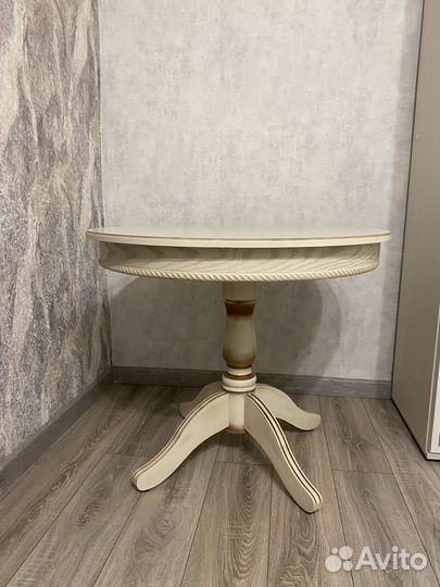 Стол деревянный круглый раздвижной