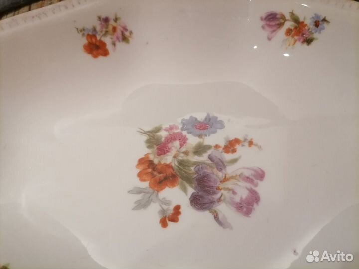 Блюдо старинное ранние Советы до 1930