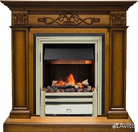 Каминокомплект Verona - Дуб антик очаг Cavendish