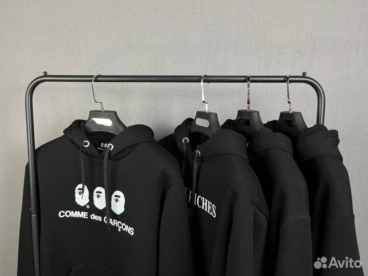 Худи Bape x Comme des Garçons