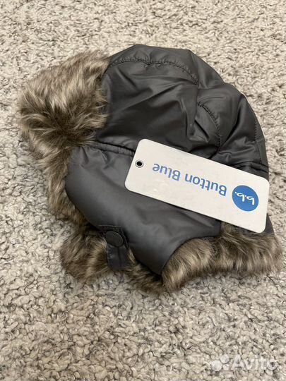 Шапка Button blue 50 р