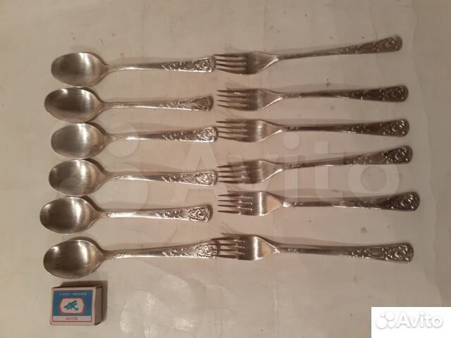 Столовый набор из мельхиора