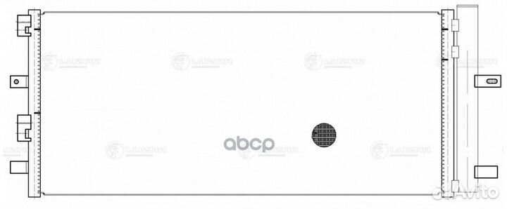 Радиатор кондиционера lrac1042 luzar