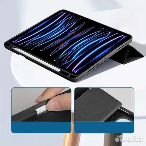 Чехол-книжка для iPad 10.9д 2022 Wiwu чёрный