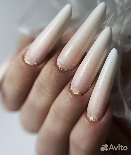 Гель-лак,наращивание,арочки,выкладной френч
