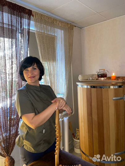 Фитобочка кедровая, обёртывания, массаж