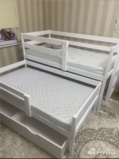 Детская кровать из березыдля 2 детей