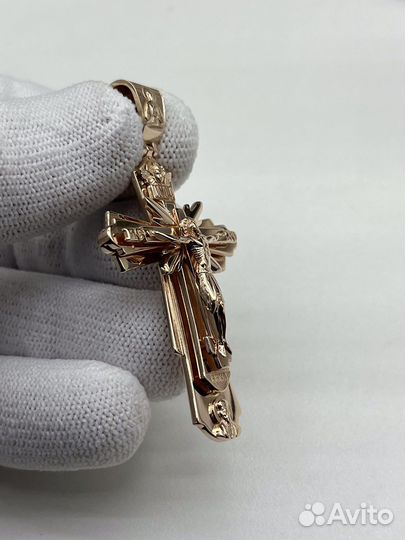 Золотой крест «Лучи»