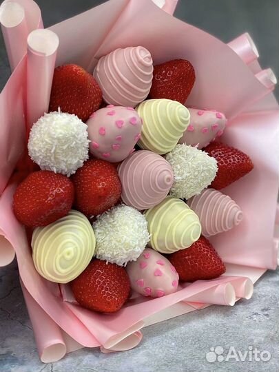 Клубничный букет из клубники Пермь