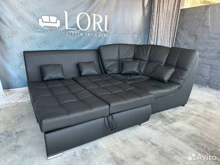 Диван Сафари раскладной. Кожа