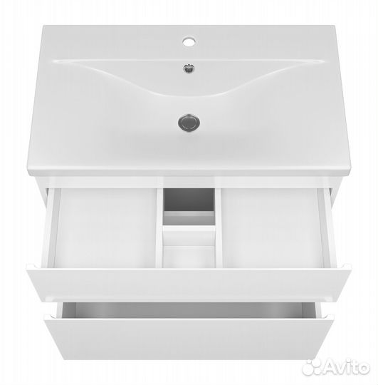 Тумба с рак. Лаки 80 нап. 2 ящ. + рак