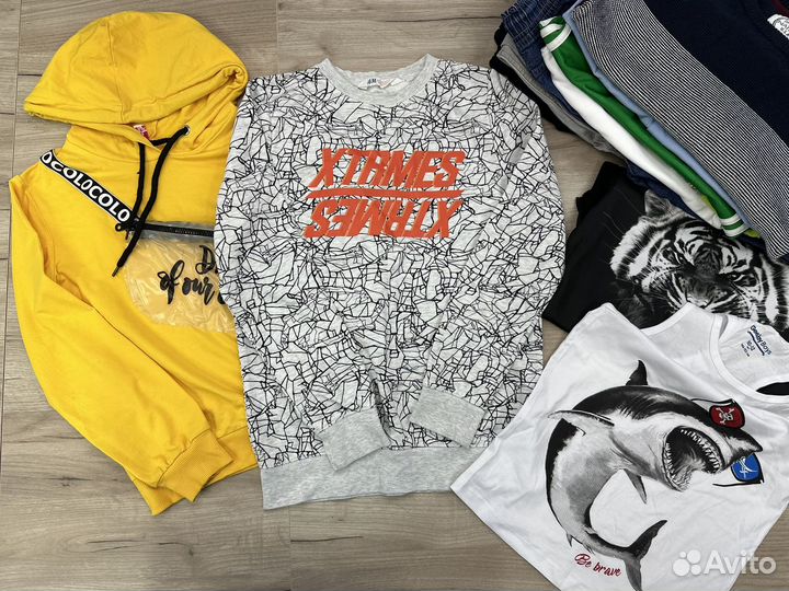 Вещи пакетом на мальчика 152