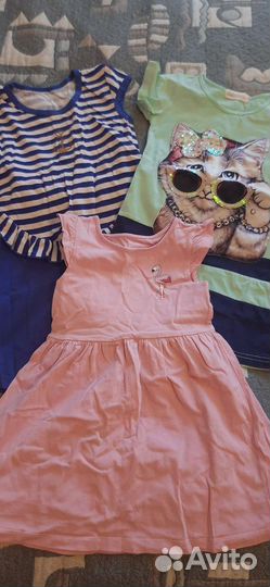 Вещи пакетом для девочки 98 104