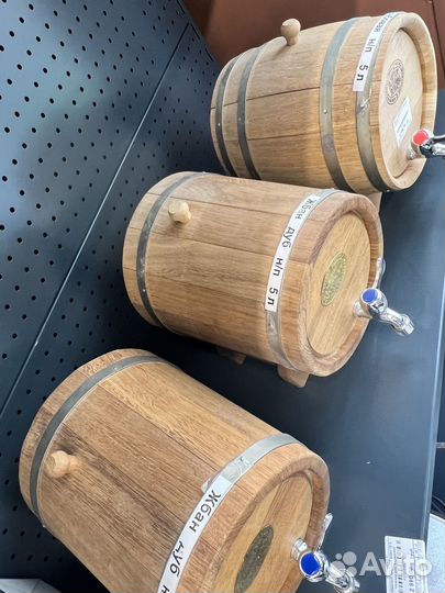Бочка дубовая 5 литров