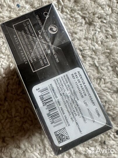 Духи мужские creed aventus 70 мл остаток