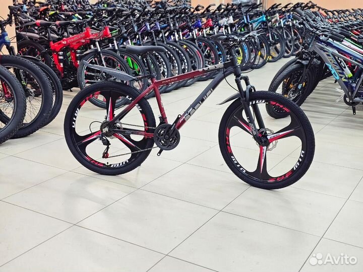 Велосипед на литых дисках