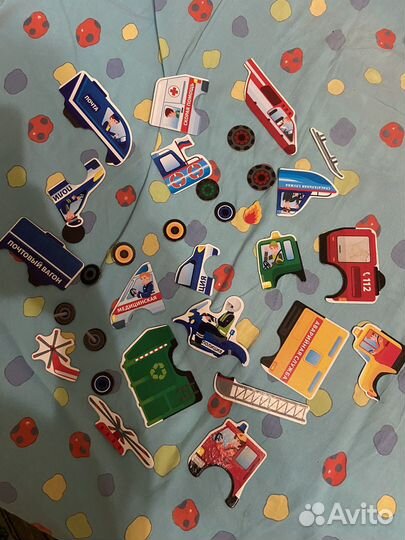 Настольная магнитная игра спецмашинки