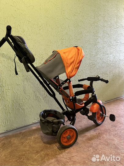 Велосипед коляска с ручкой