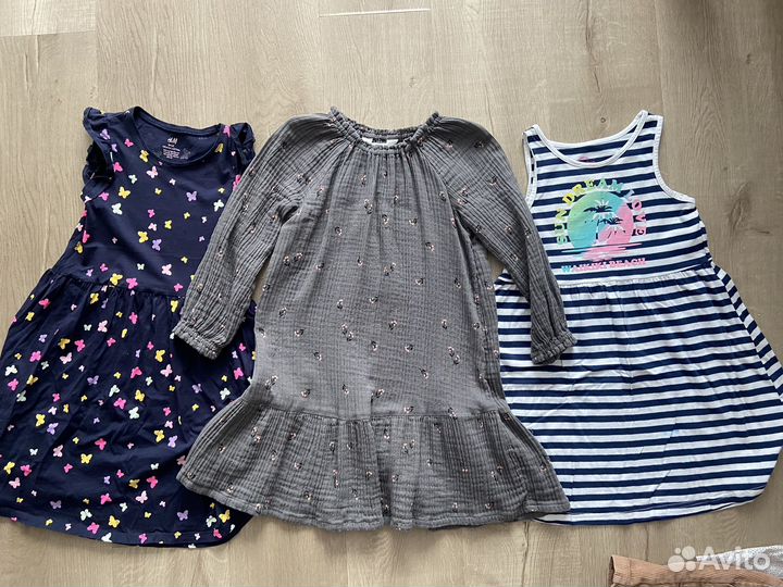 Вещи пакетом на девочку hm 122-128