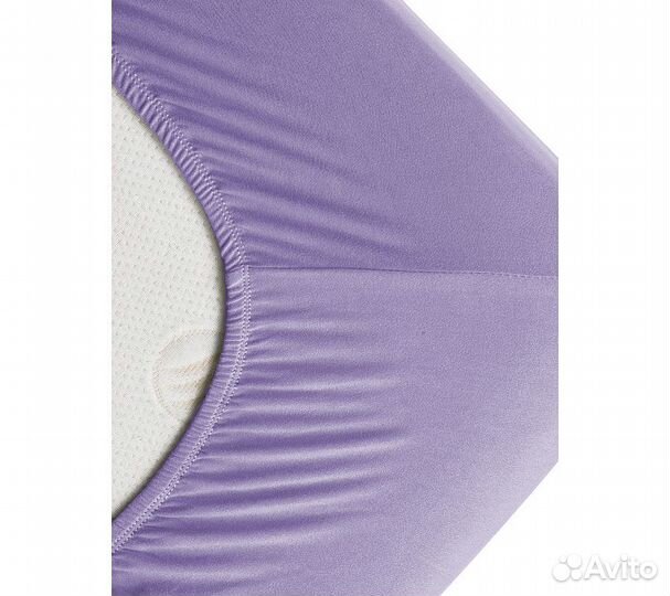 Простынь GoodNight Трикотаж 140х200х20 Лаванда на