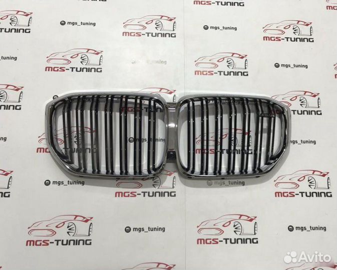 Решетка в BMW Х5 G05 стиль Х5 М хром + М