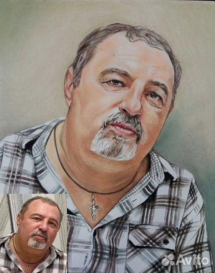 Портреты по фото масло и карандаш. Ручная работа