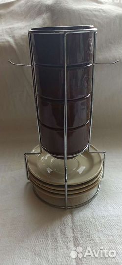 Набор чашек с подставкой