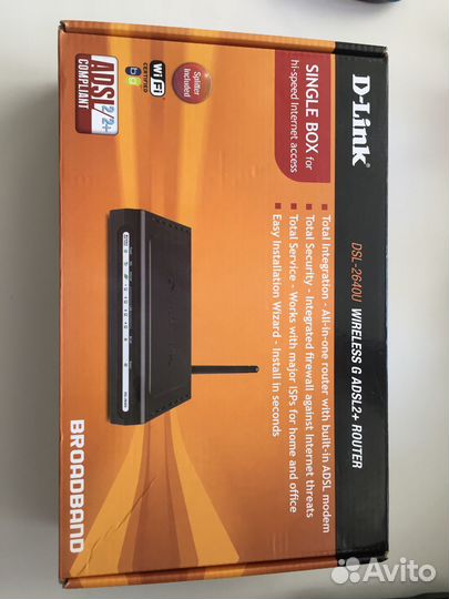 Wifi роутер DSL-2640U