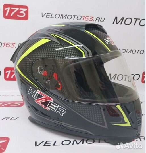 Шлем мото интеграл hizer J5311