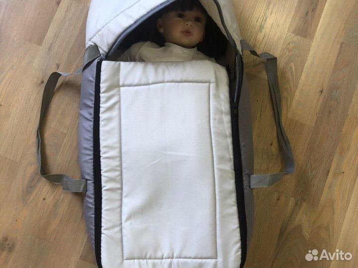 Переноска для детей серая