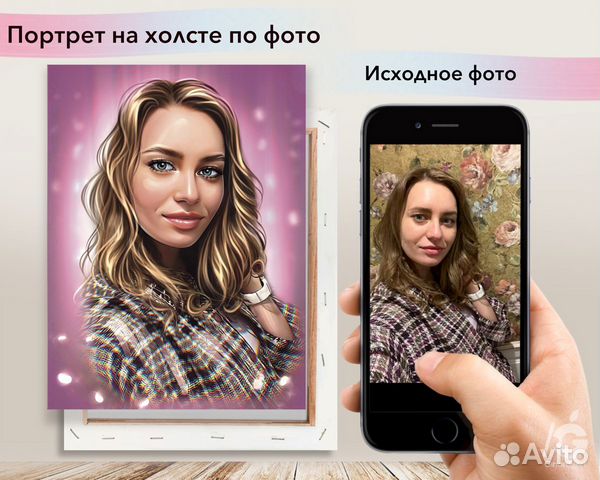 Портрет по фото на холсте в Екатеринбурге объявление продам