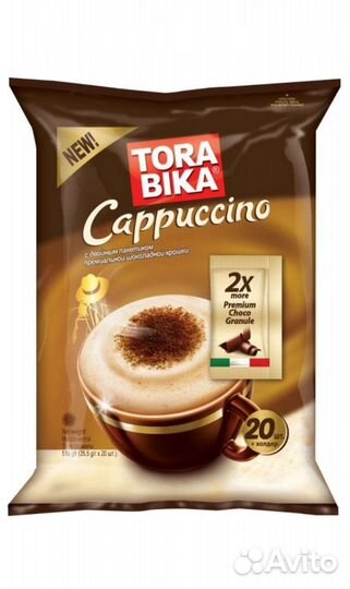 Кофейный напиток ToraBika Cappuccino 6 блоков