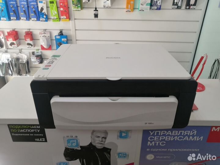 Б/У Принтер мфу Ricoh Aficio SP 100Su