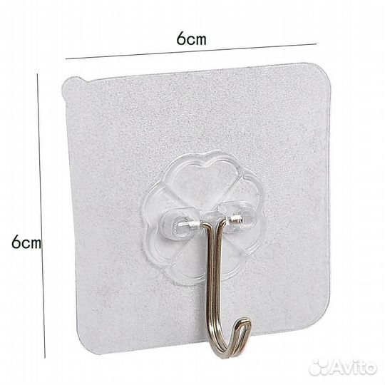 Клейкий крючок для кухни, ванной