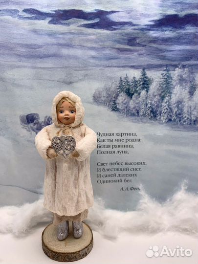 Ватные елочные игрушки