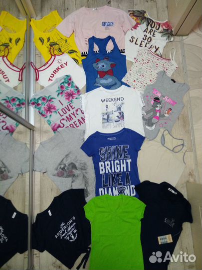 Вещи пакетом для девочки(4—16лет)