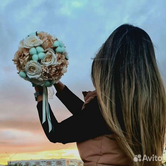 Свадебный декор, букет невесты