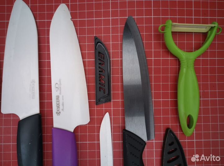 Лот японских керамических ножей Kyocera,Forever,др