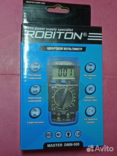 Мультитестер Робитон Master DMM-500
