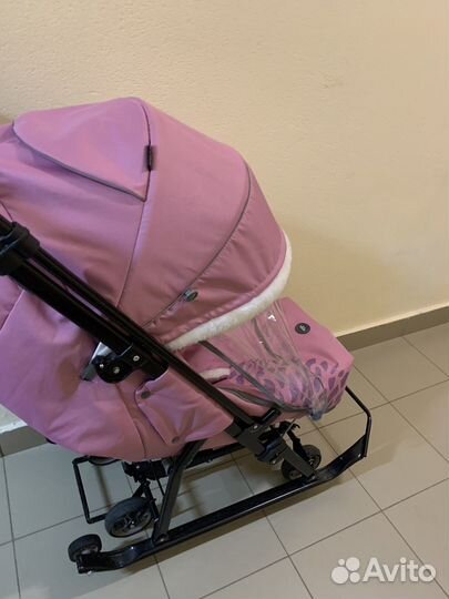 Детские санки коляска ника