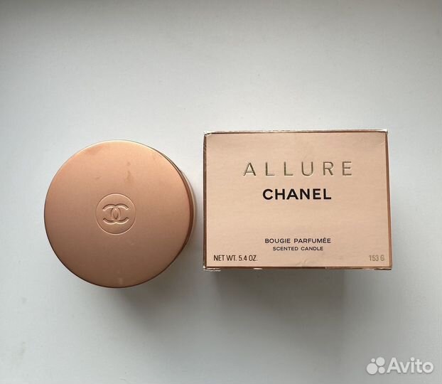 Chanel allure свеча парфюмированная 153 гр винтаж