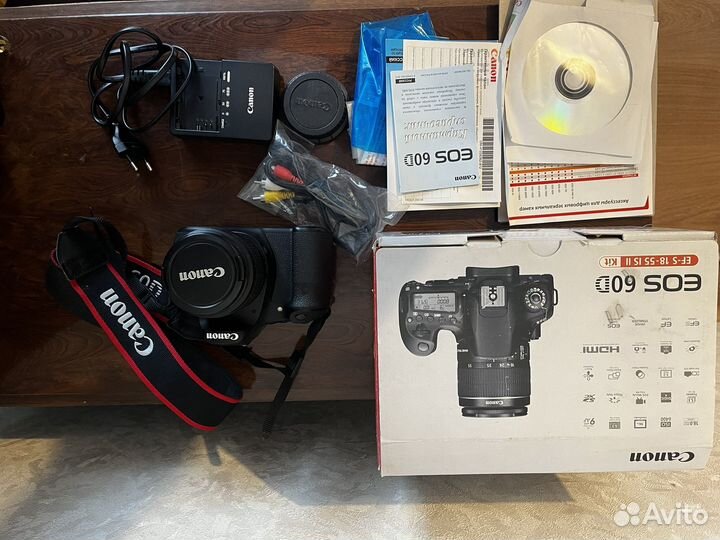 Зеркальный фотоаппарат canon eos 60d