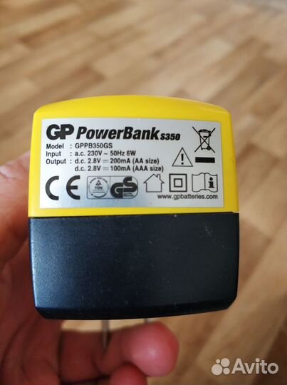 Зарядка аккумуляторов аа\ааа GP S350